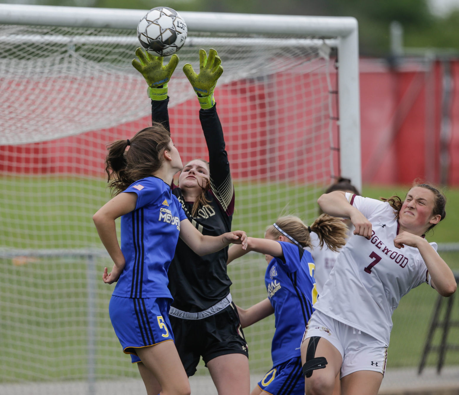 WIAA state girls soccer photo: Madison Edgewood vs. Waukesha Catholic Memorial